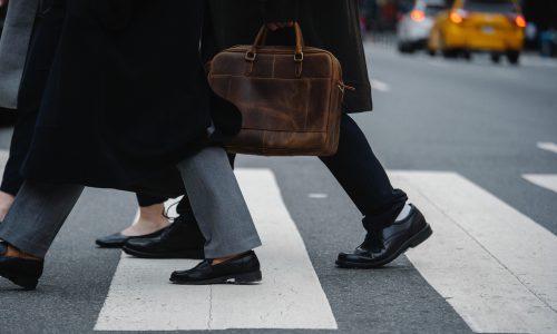 people walking on street